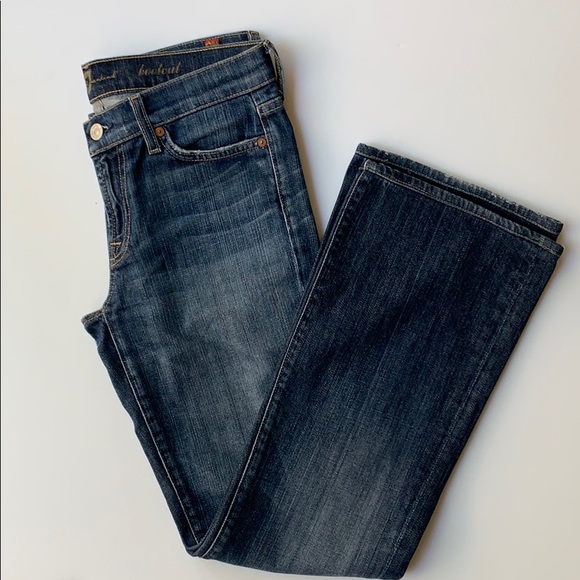 7 For All Mankind Bootcut Jeans Size 27 - Picture 5 of 8